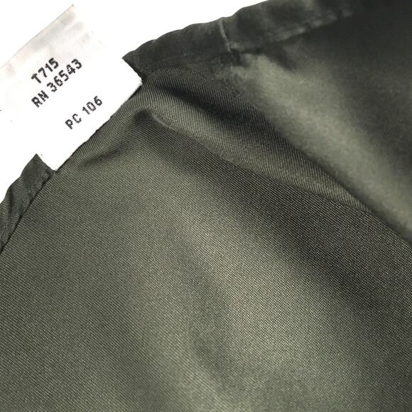 Milano Uomo Shirt Button Front Olive Green Men's 16 34/35 Button Up Long Sleeve - Picture 4 of 9